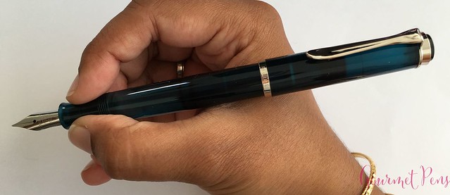 Review Pelikan Classic M205 Aquamarine Fountain Pen Review @AppelboomLaren 14